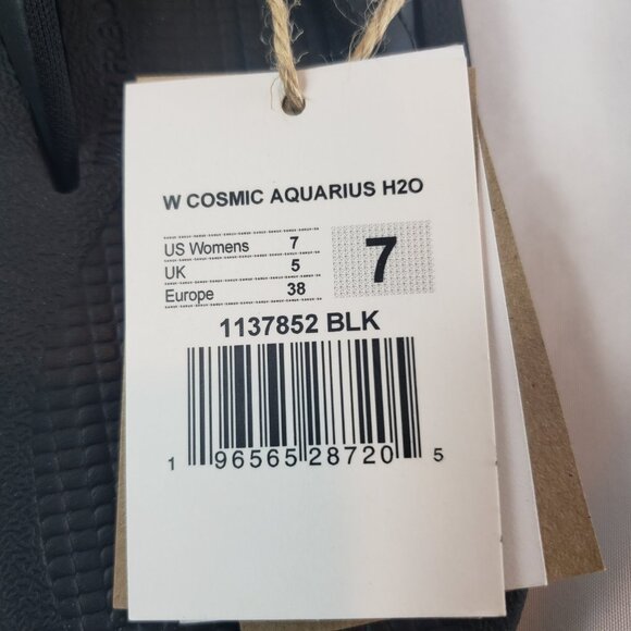 New Sanuk Womens Cosmic Aquarius H2O Black Flip Flops - Picture 6 of 11